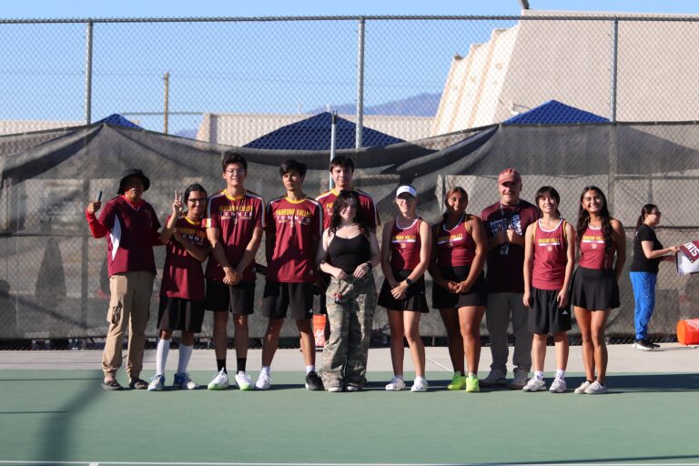 PVHS Tennis Wins Over Virgin Valley in Home Match