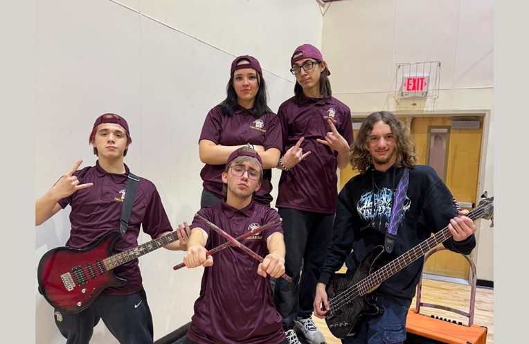Garage the Band Brings High-Energy Performance to PVHS Basketball Game