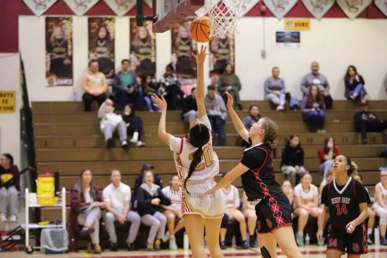 Pahrump Valley Girls’ Varsity Basketball Faces a Tough Challenge Against Desert Oasis