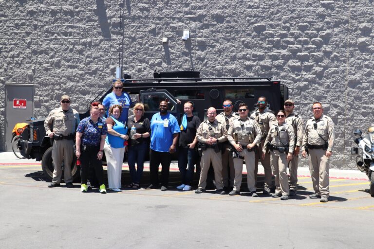 Nye County Sheriff’s Office and Walmart Raise $762 for Children’s Miracle Network